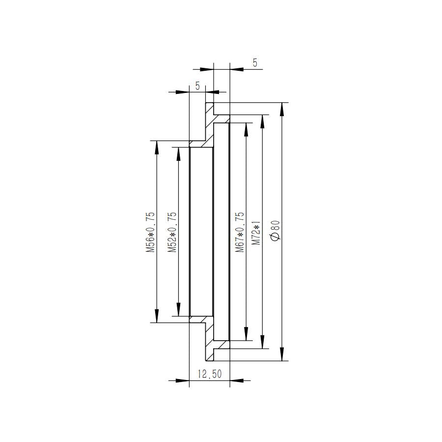 TP536 - M72 to M56 Adapter for Takahashi Telescopes