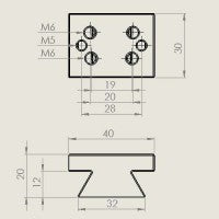 FG308 - Universal Base for Takahashi Finder Scopes