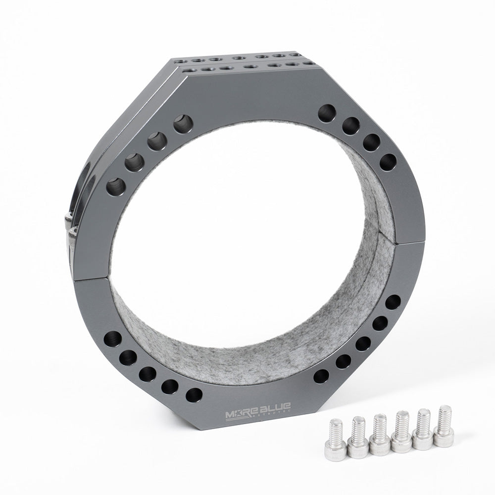 TB011 More Blue Mounting Rings 125mm (Pair)