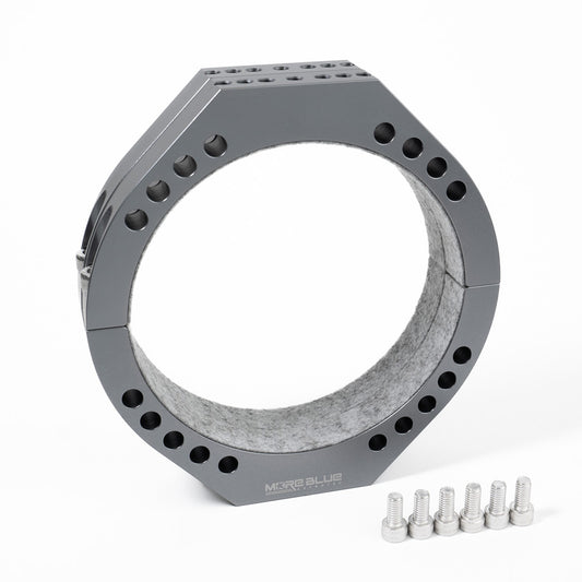 TB011 More Blue Mounting Rings 125mm (Pair)