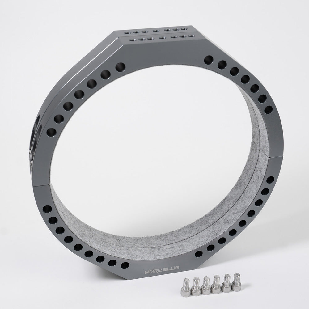 TB014 More Blue 204mm Mounting Rings (Pair)