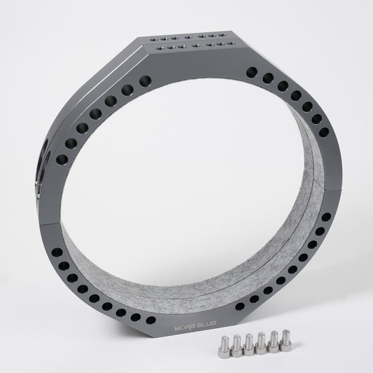 TB014 More Blue 204mm Mounting Rings (Pair)