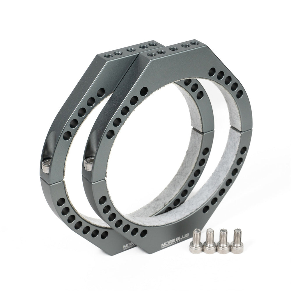 TB016 - More Blue 114mm/115mm  Mounting Rings (Pair)