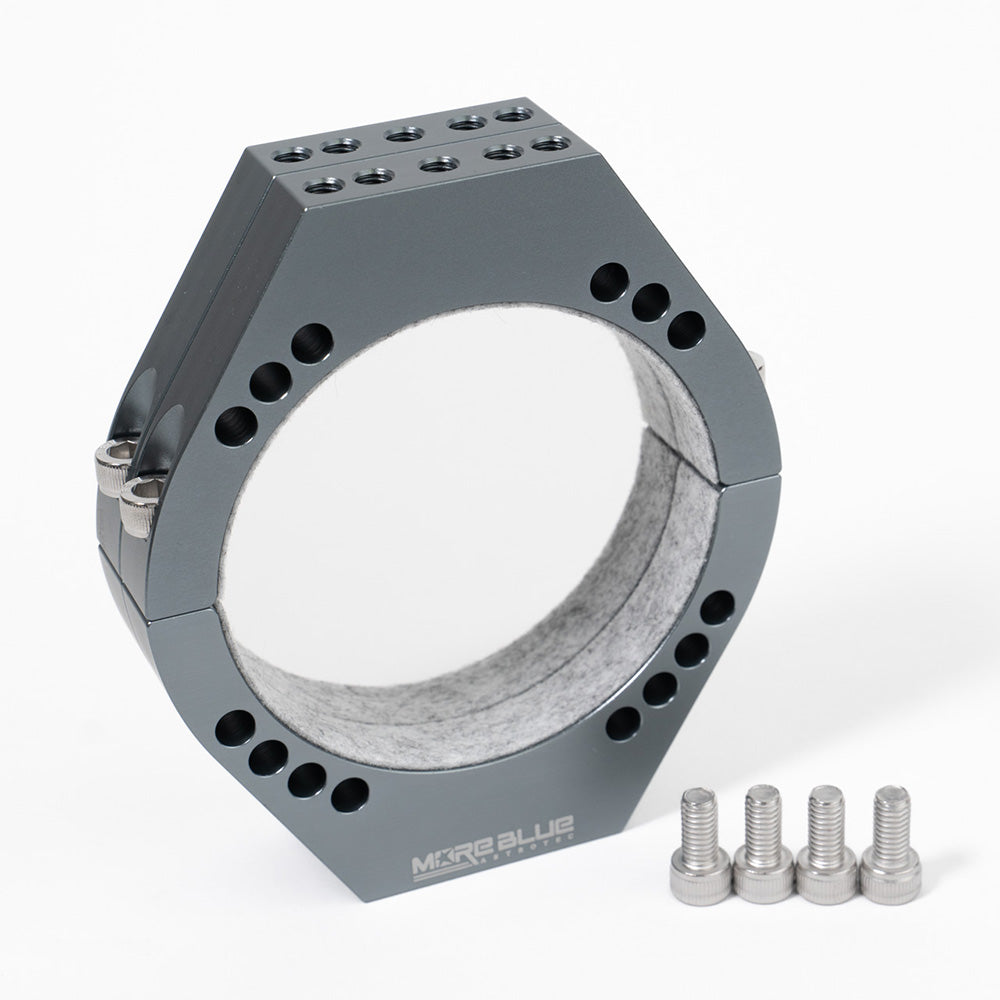 TB017 - More Blue Mounting Rings 80mm (Pair)