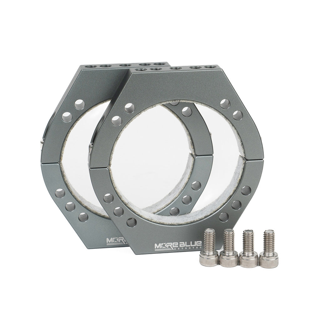 TB004 More Blue Mounting Rings 68mm (pair)