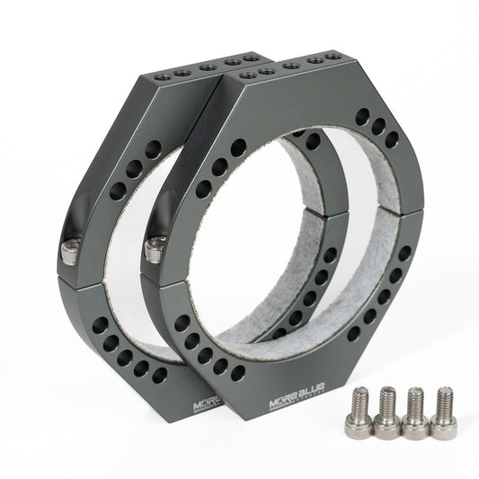 More Blue TB003 95mm Mounting Rings (Pair)