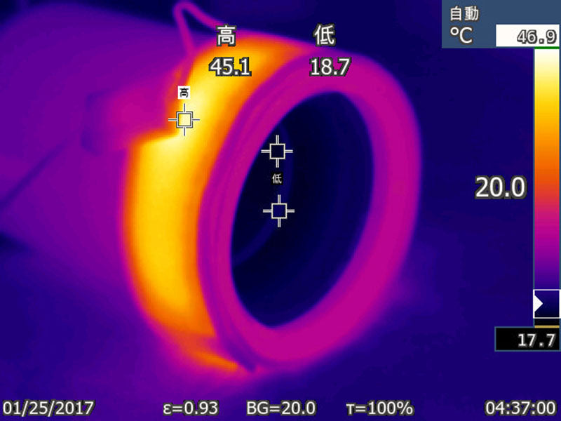 More Blue Smart Lens Heater 50-70mm/12V