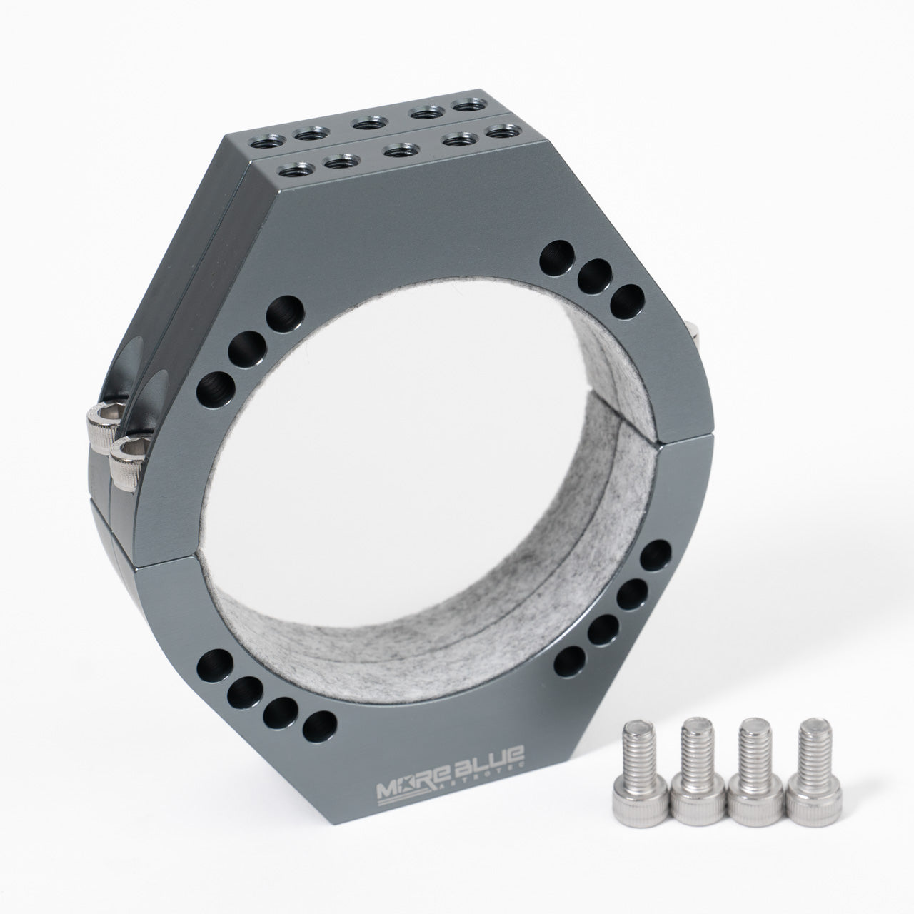 TB017 - More Blue Mounting Rings 80mm (Pair)