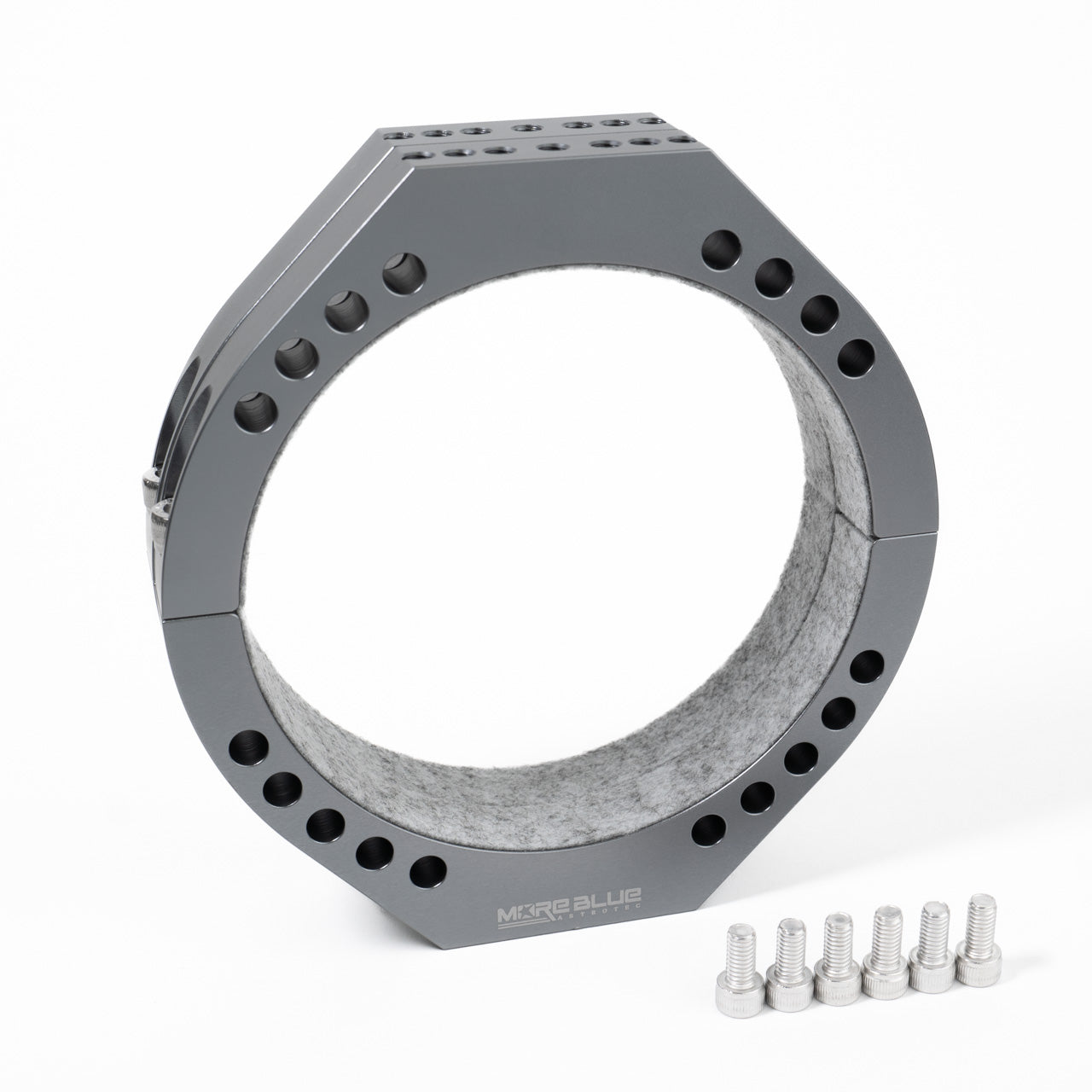 TB011 More Blue Mounting Rings 125mm (Pair)