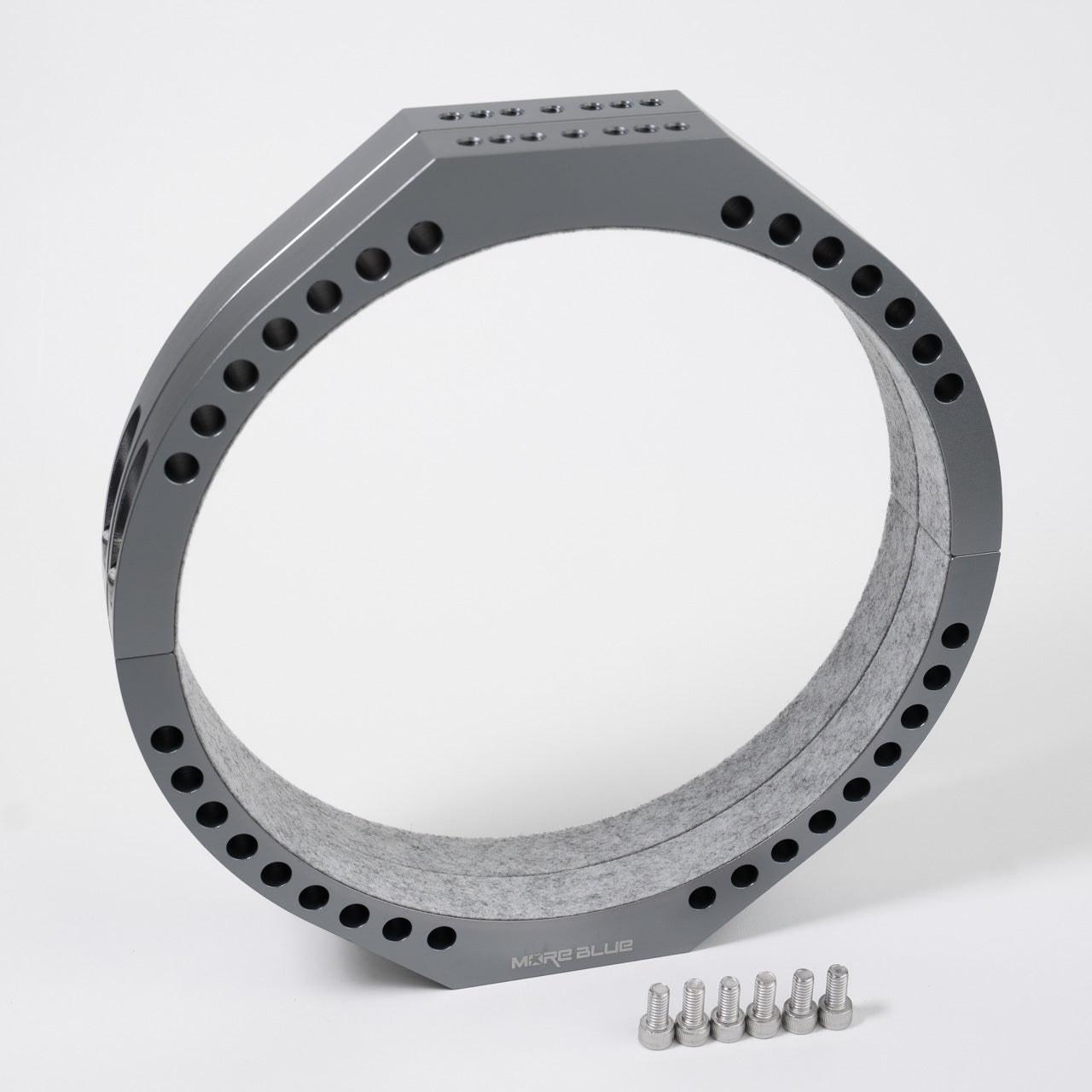 TB014 More Blue 204mm Mounting Rings (Pair)
