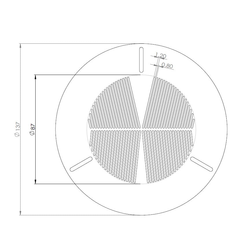 TP202 - Bahtinov Mask 90mm to 120mm