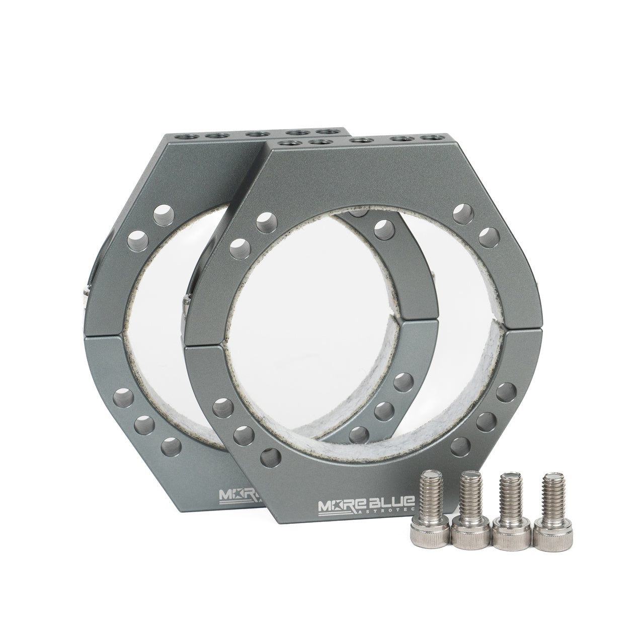 TB004 More Blue Mounting Rings 68mm (pair)