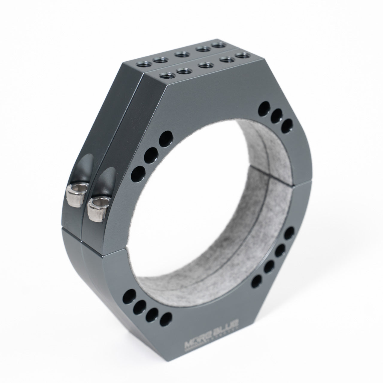 TB017 - More Blue Mounting Rings 80mm (Pair)
