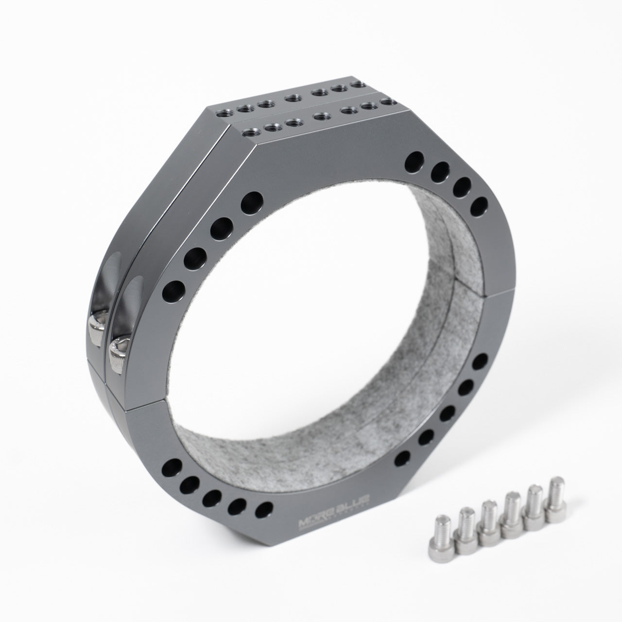 TB011 More Blue Mounting Rings 125mm (Pair)