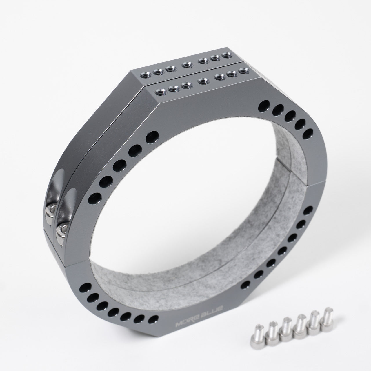 TB012 More Blue Mounting Rings 145mm (Pair)