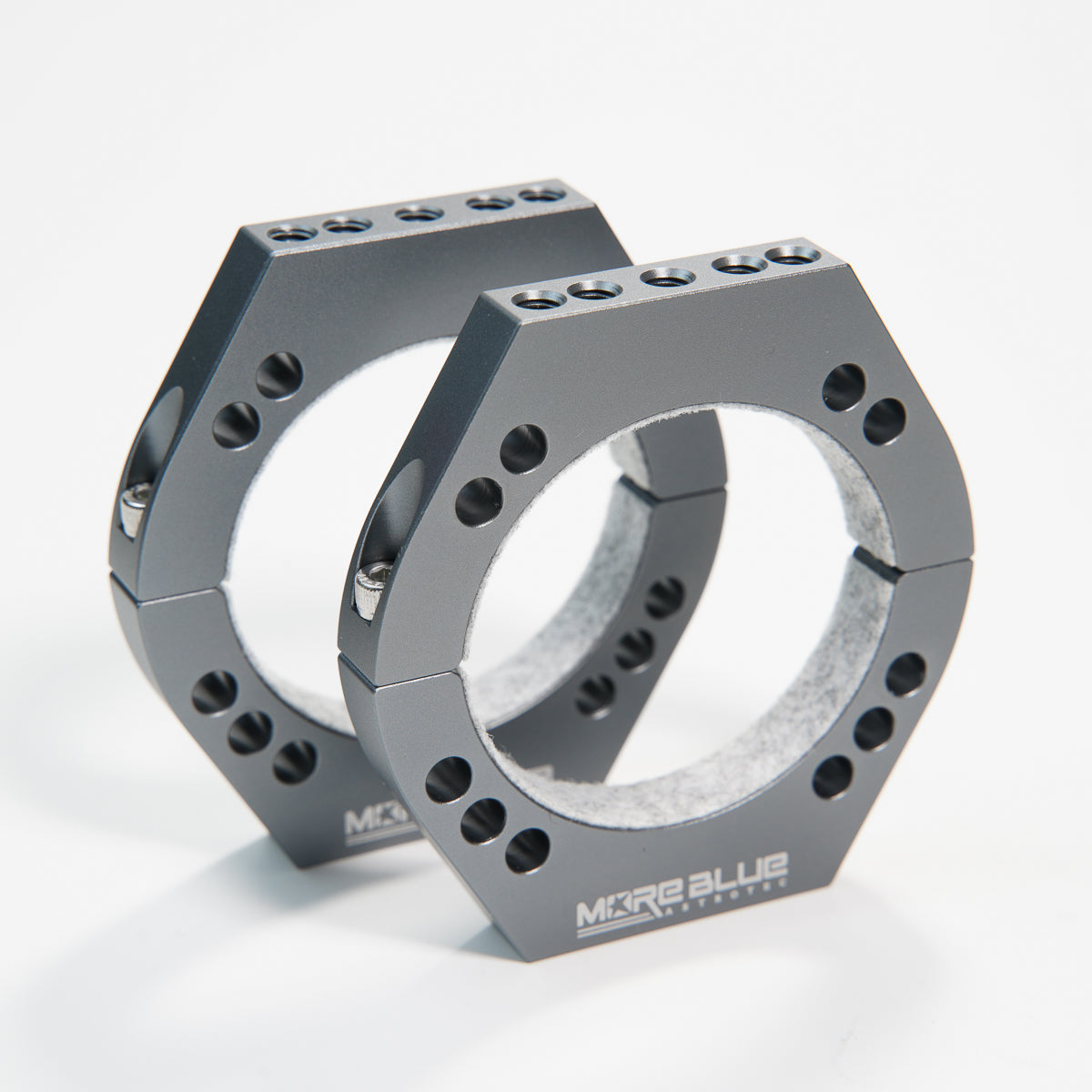 TB002 MORE BLUE Mounting Rings 60mm (Pair)