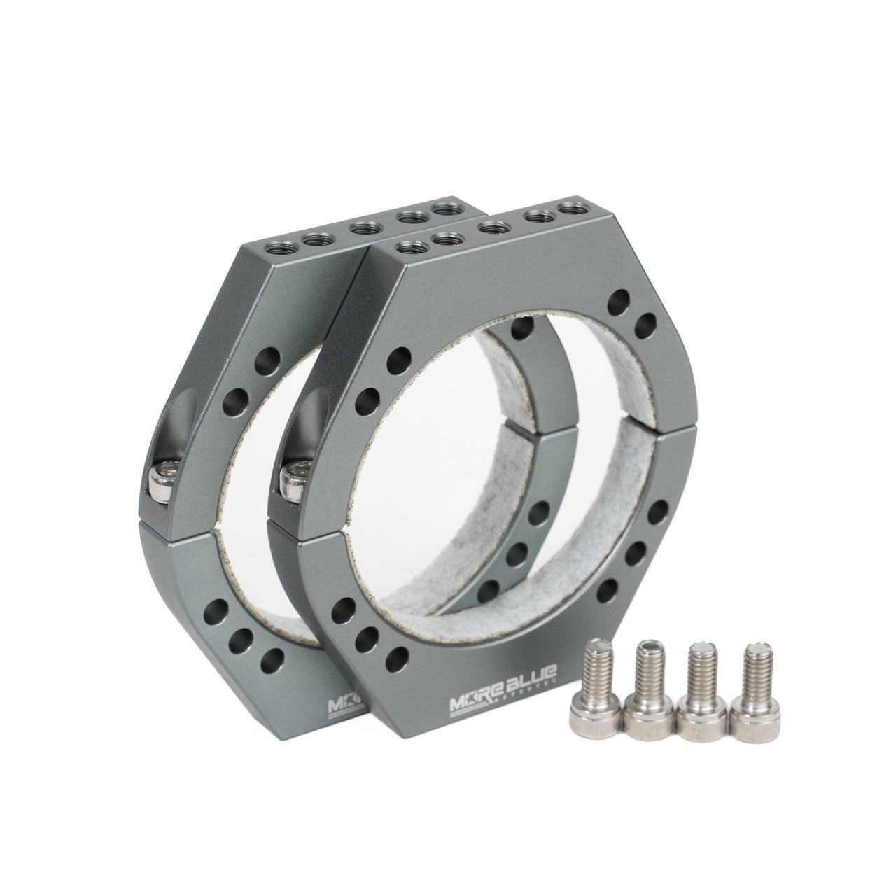TB004 More Blue Mounting Rings 68mm (pair)