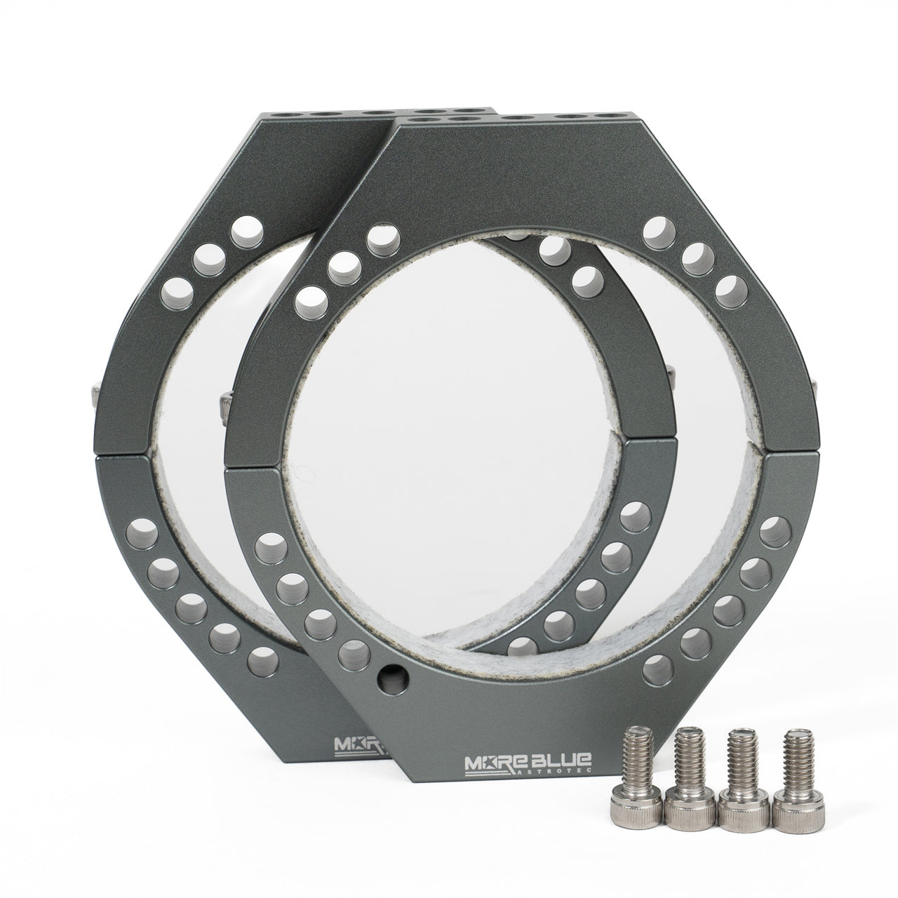 TB010 - MORE BLUE Mounting Rings 90mm (Pair)
