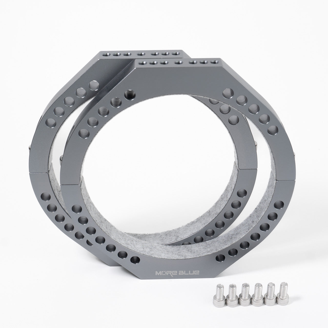 TB012 More Blue Mounting Rings 145mm (Pair)