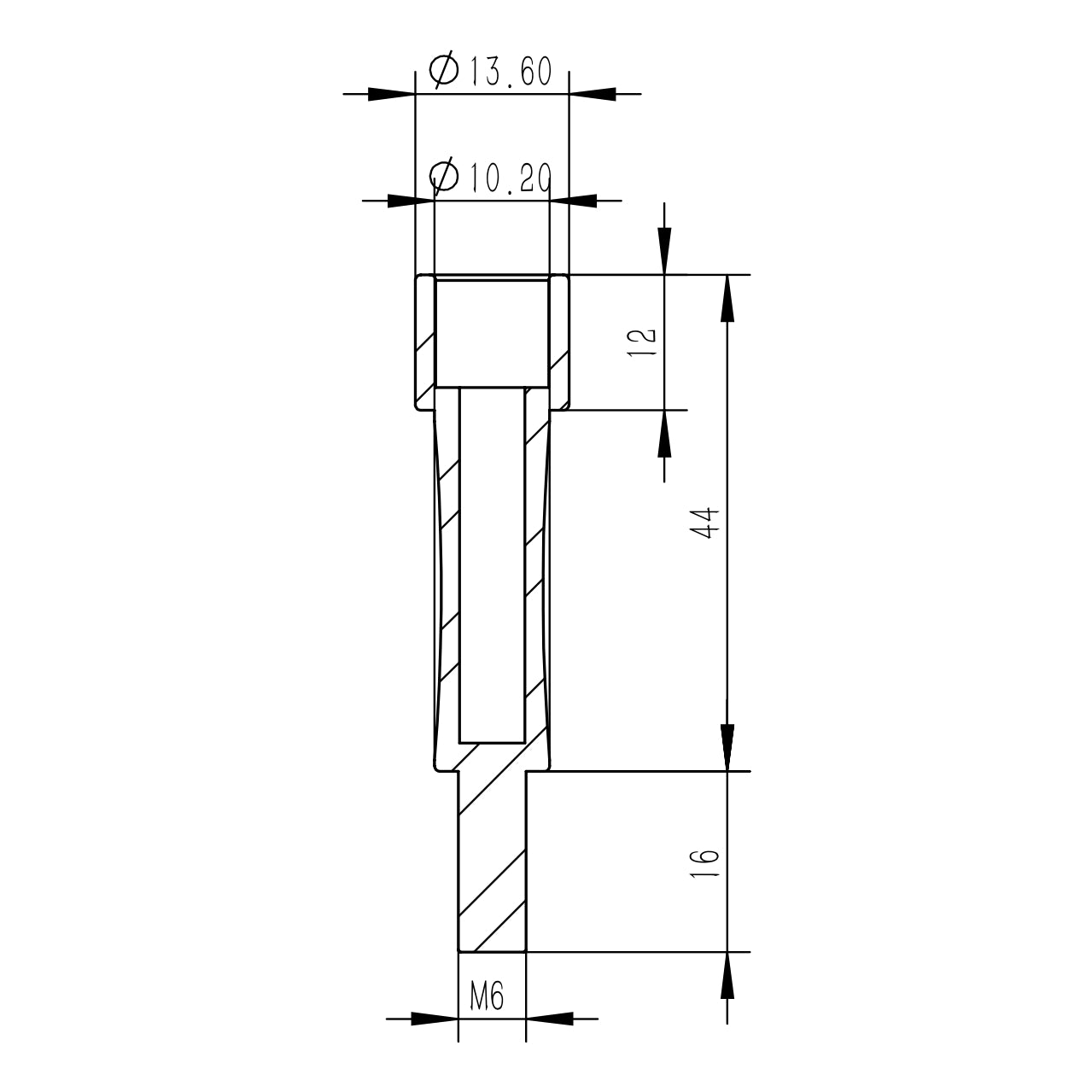TB103 Thumbscrew M