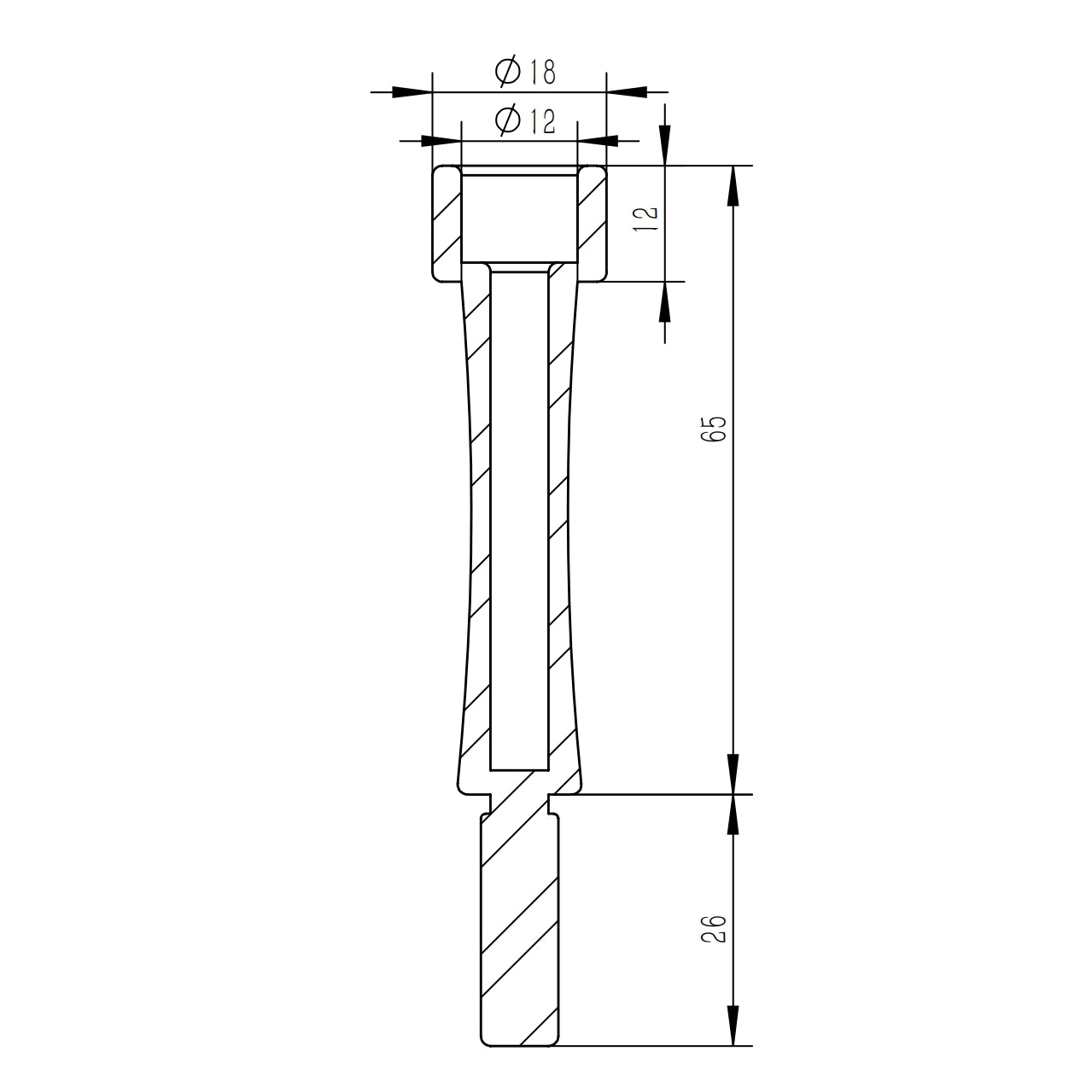 TB105 Thumbscrew L