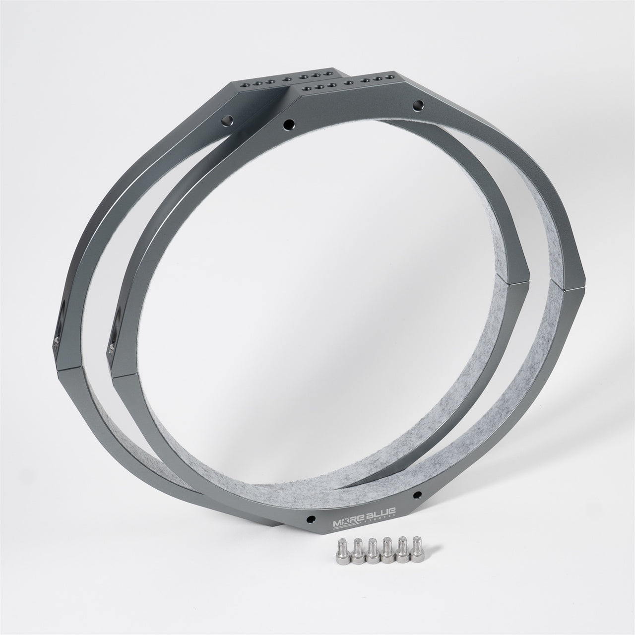 TB022 More Blue Mounting Rings 280mm (pair)