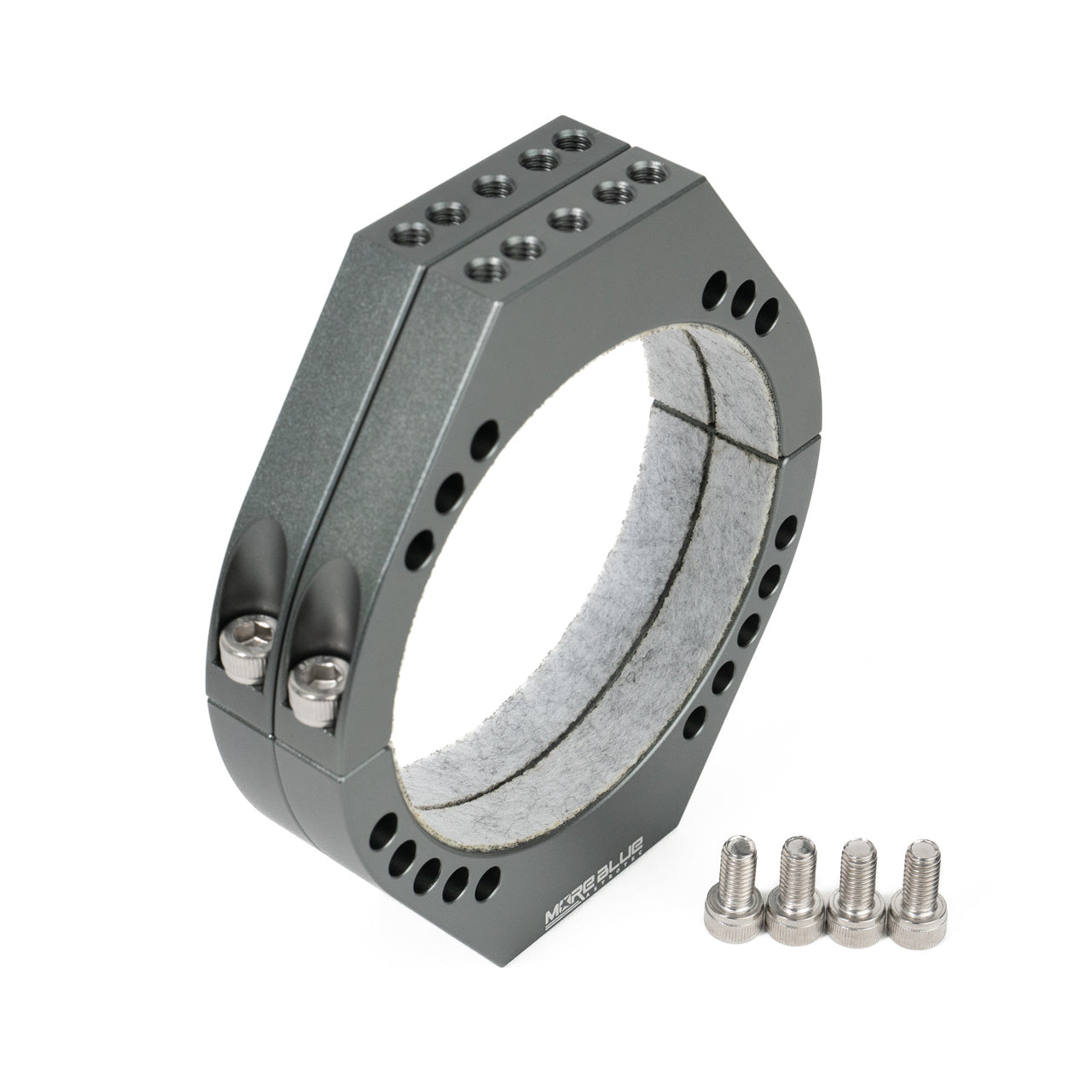 More Blue TB003 95mm Mounting Rings (Pair)