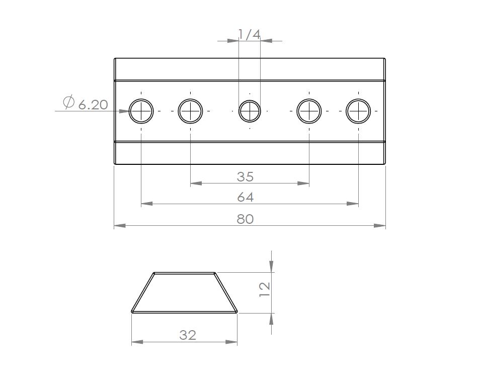 FG310 - MORE BLUE Dovetail Bar