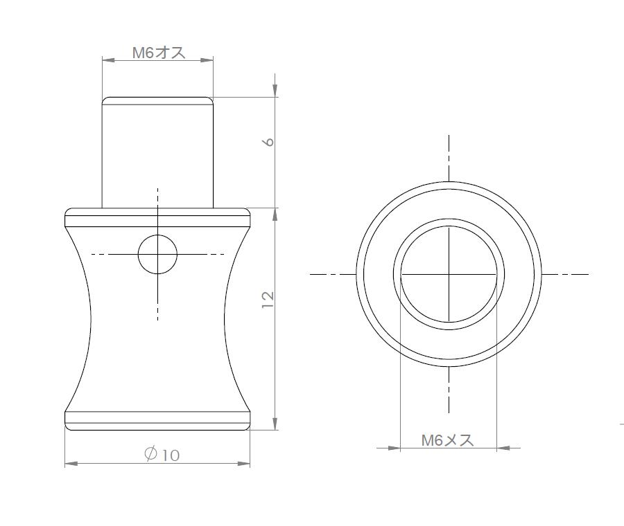 TB015 - More Blue Ring Stand-off 12mm (4 pieces)