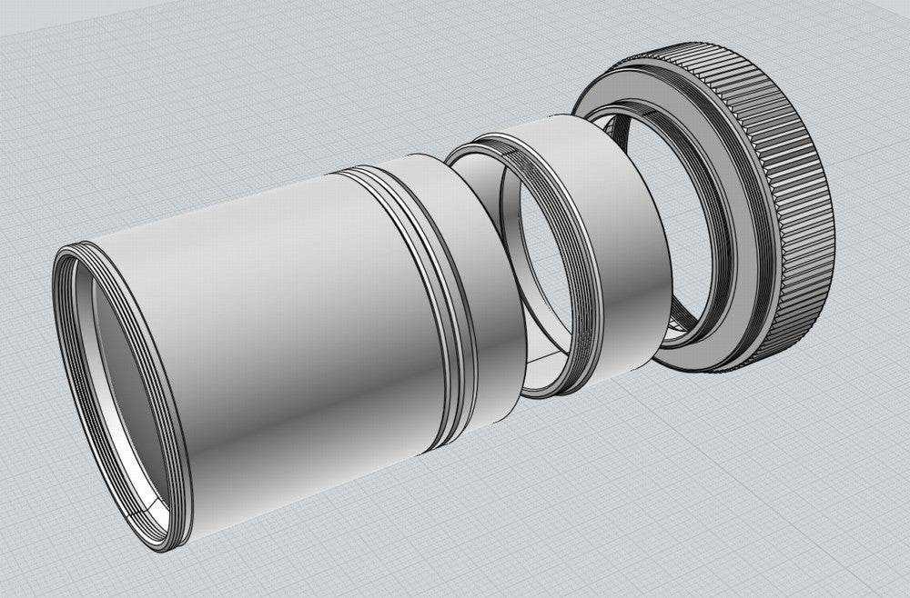 7880 - BORG 0.8x Quadruplet Super Reducer for BORG 55FL