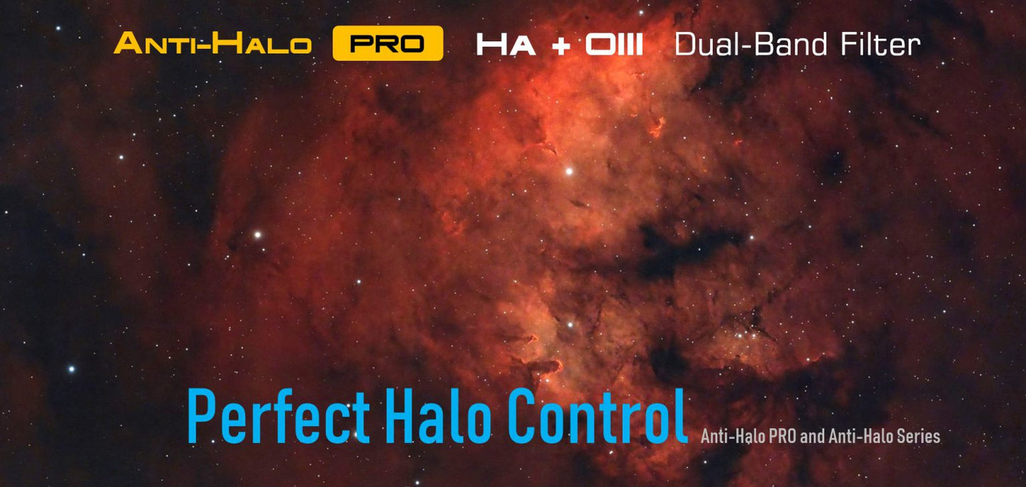 Anti-Halo PRO Dual-Band 2″ Ha+OIII filter