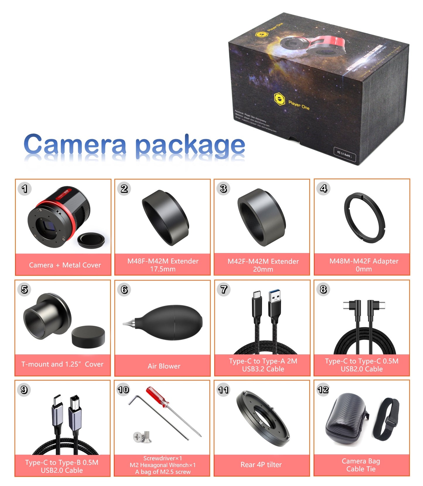 Ares-M Pro USB3.0 Mono Camera (IMX533)