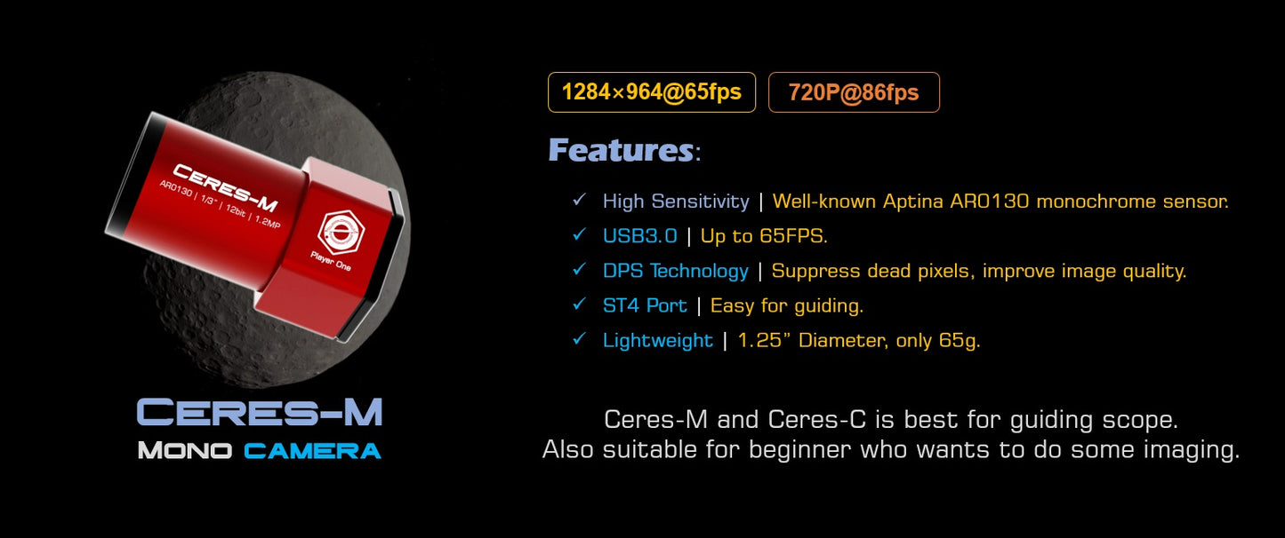 Ceres-M USB 3.0 Mono Camera (AR0130)