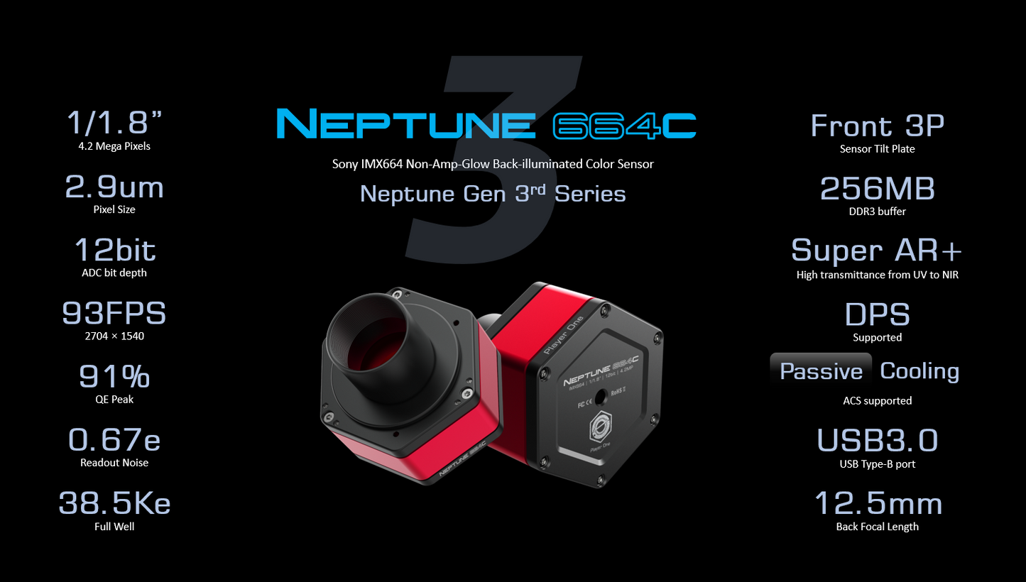 Neptune 664C USB 3.0 Color Camera