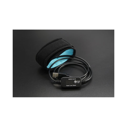 More Blue Smart Lens Heater 50-70mm USB