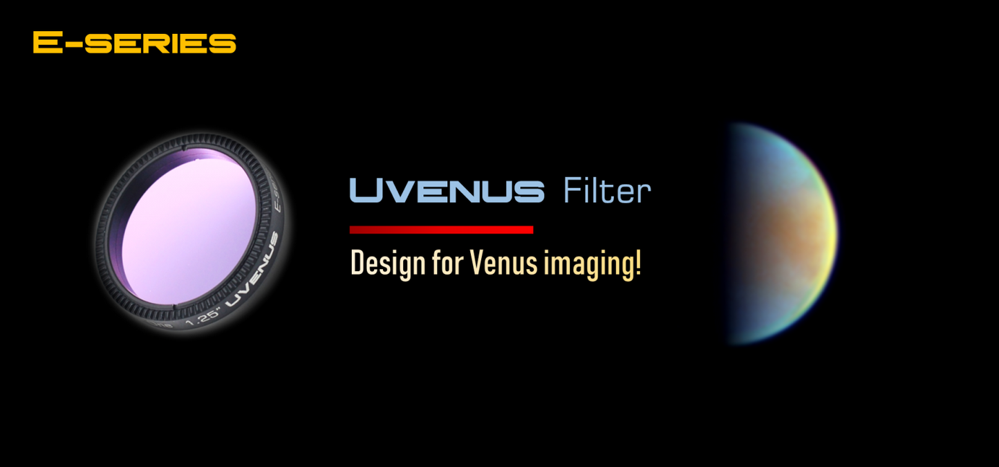 UVenus 1.25″ UV-PASS Filter E-series